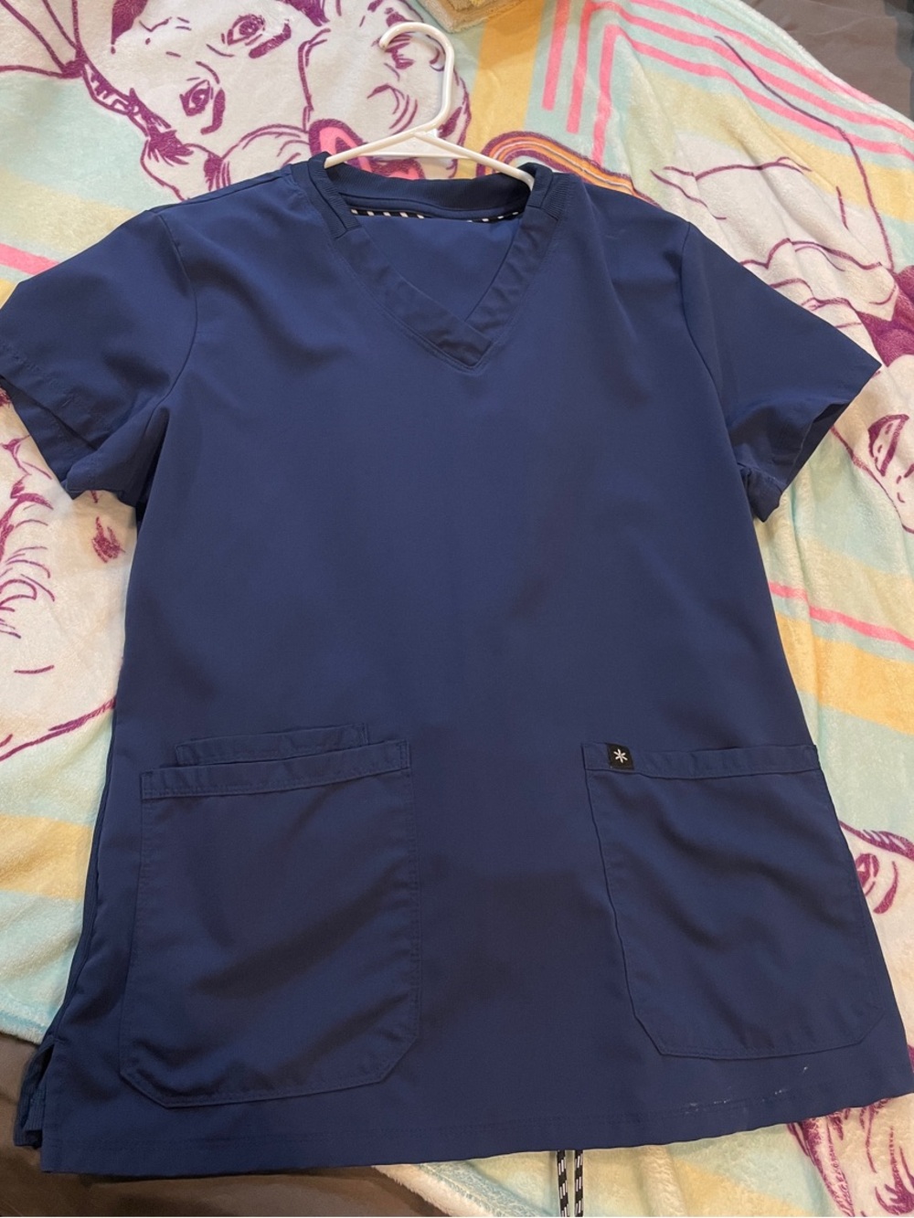 Navy Blue BeyondScrub Set | Scrub Top | Medical Workwear | Medium
